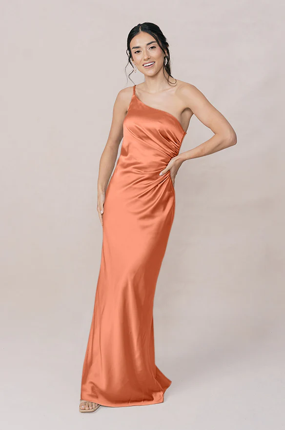 Jade Satin Dress | Made To Order - Image 149