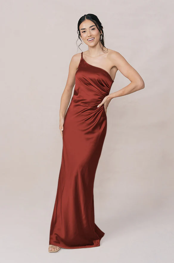 Jade Satin Dress | Made To Order - Image 153
