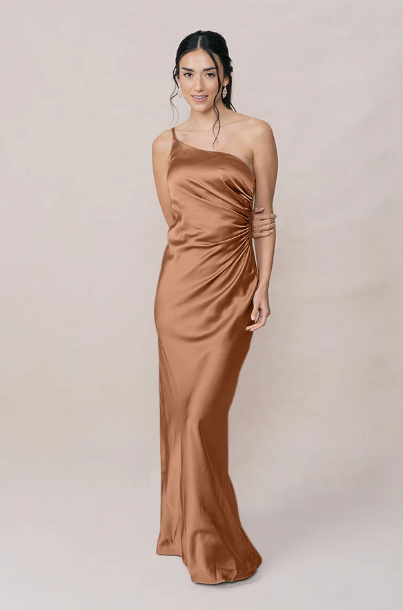Jade Satin Dress | Made To Order - Image 155