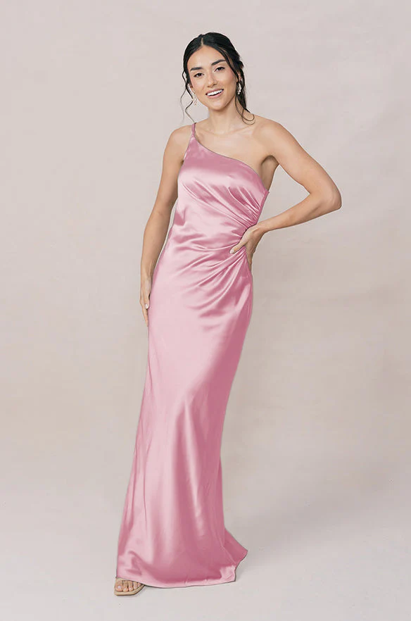 Jade Satin Dress | Made To Order - Image 163