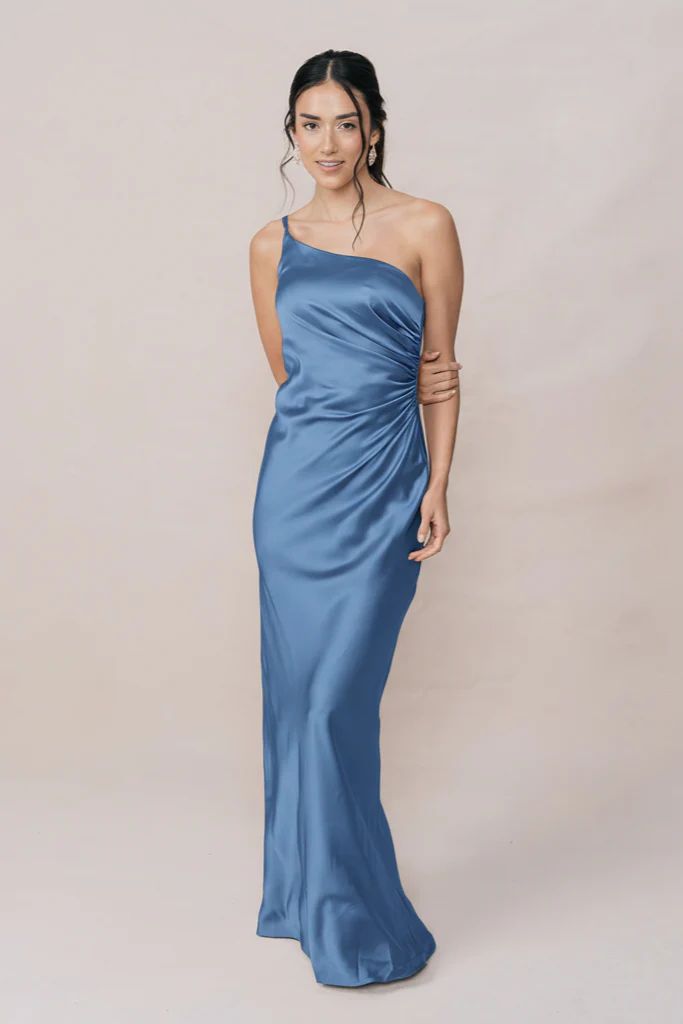 Jade Satin Dress | Made To Order - Image 165