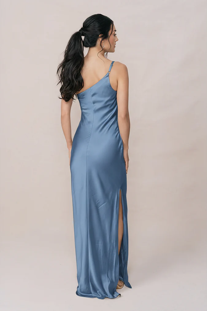 Jade Satin Dress | Made To Order - Image 167