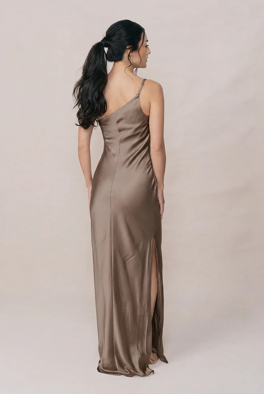 Jade Satin Dress | Made To Order - Image 173