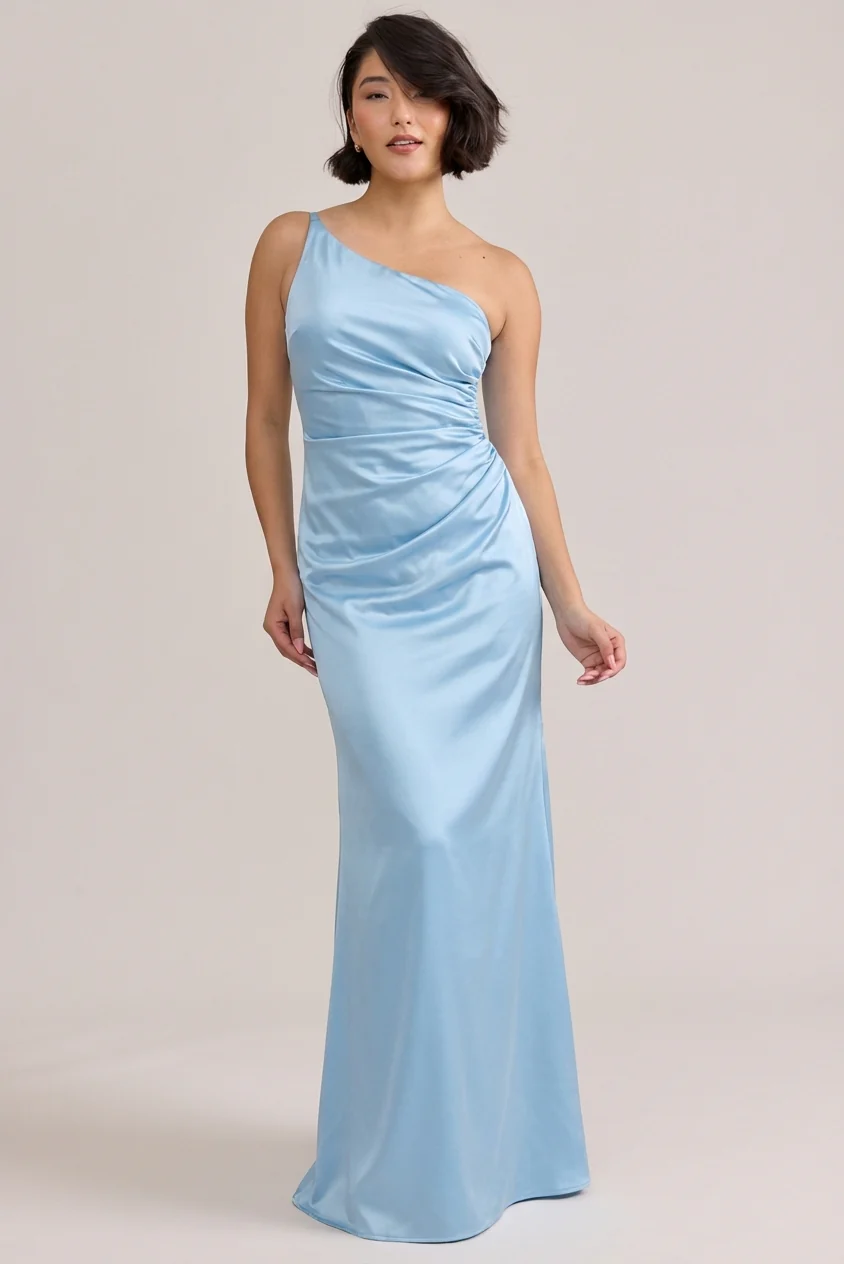 Jade Satin Dress | Made To Order - Image 178