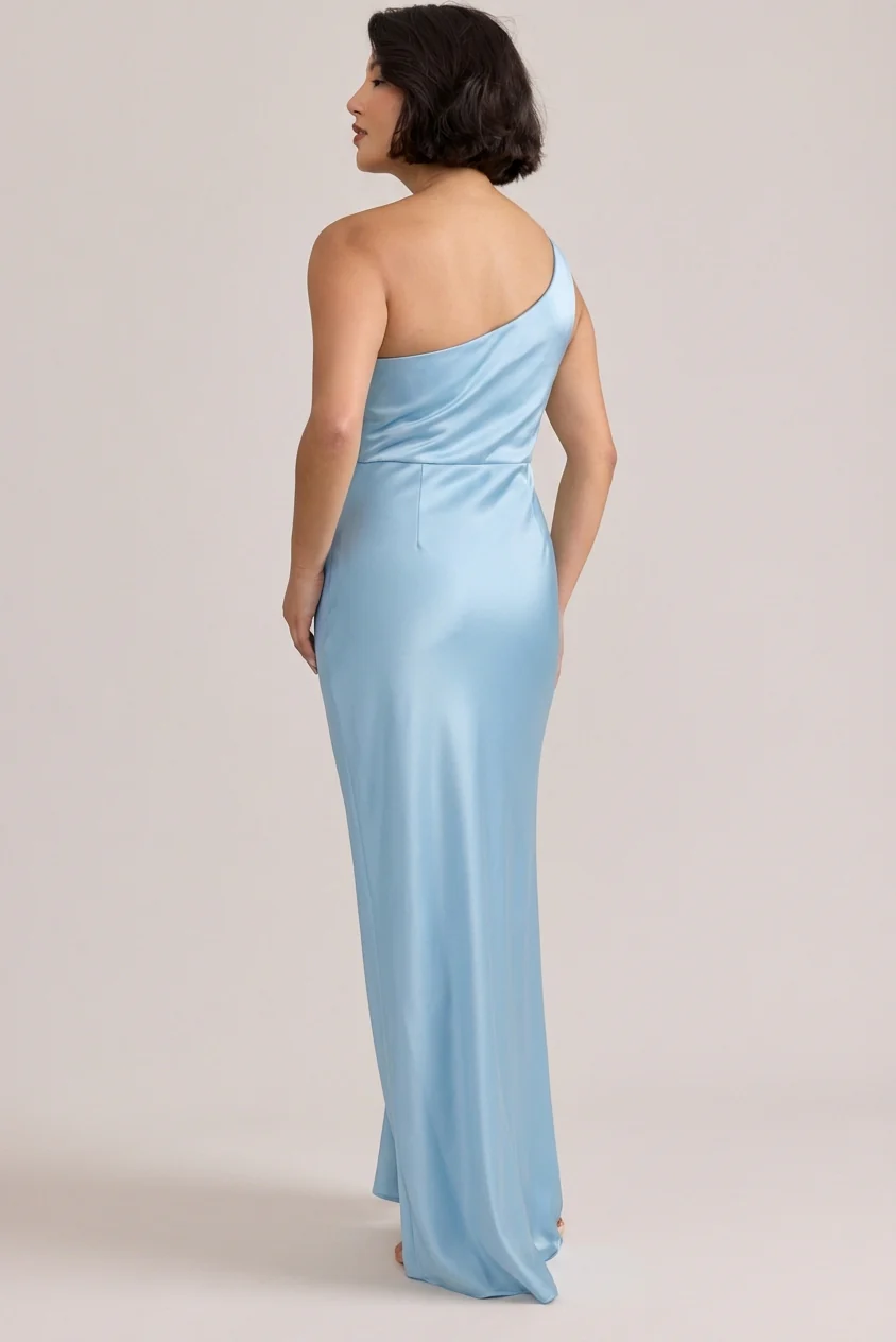 Jade Satin Dress | Made To Order - Image 179