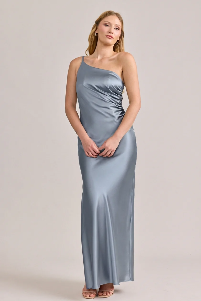 Jade Satin Dress | Made To Order - Image 4