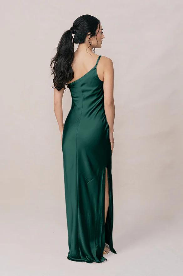 Jade Satin Dress | Made To Order - Image 92