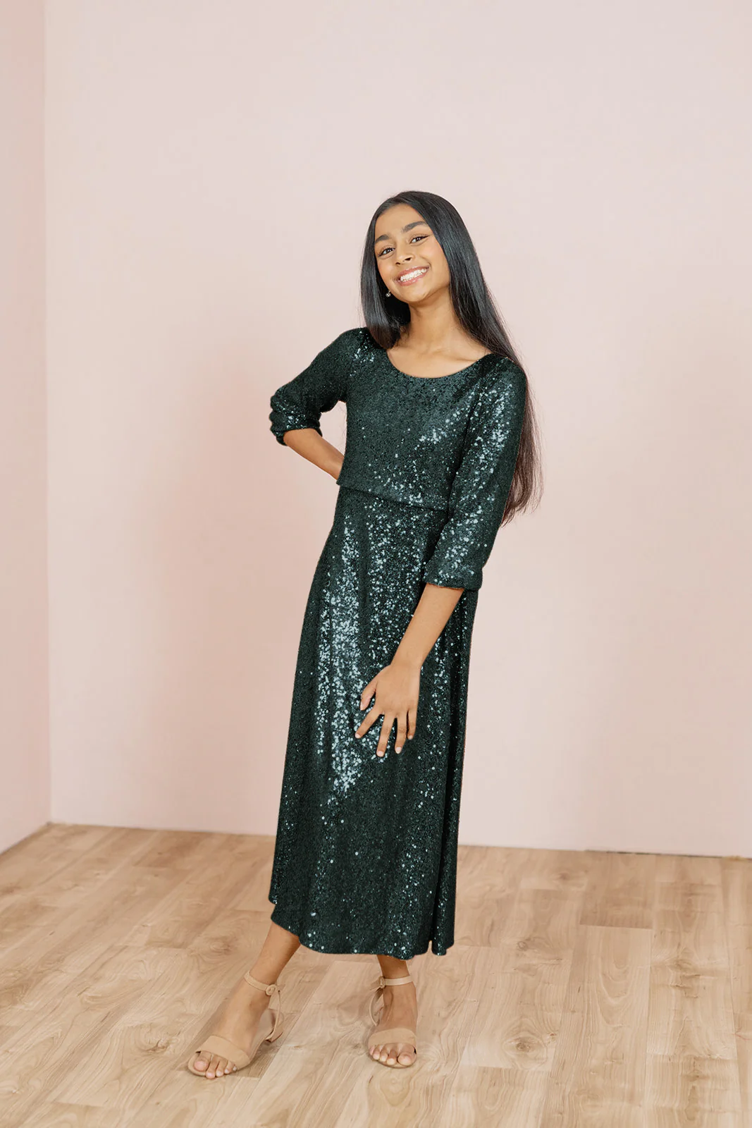 Juniors Addison Sequin Dress | Made To Order - Image 10