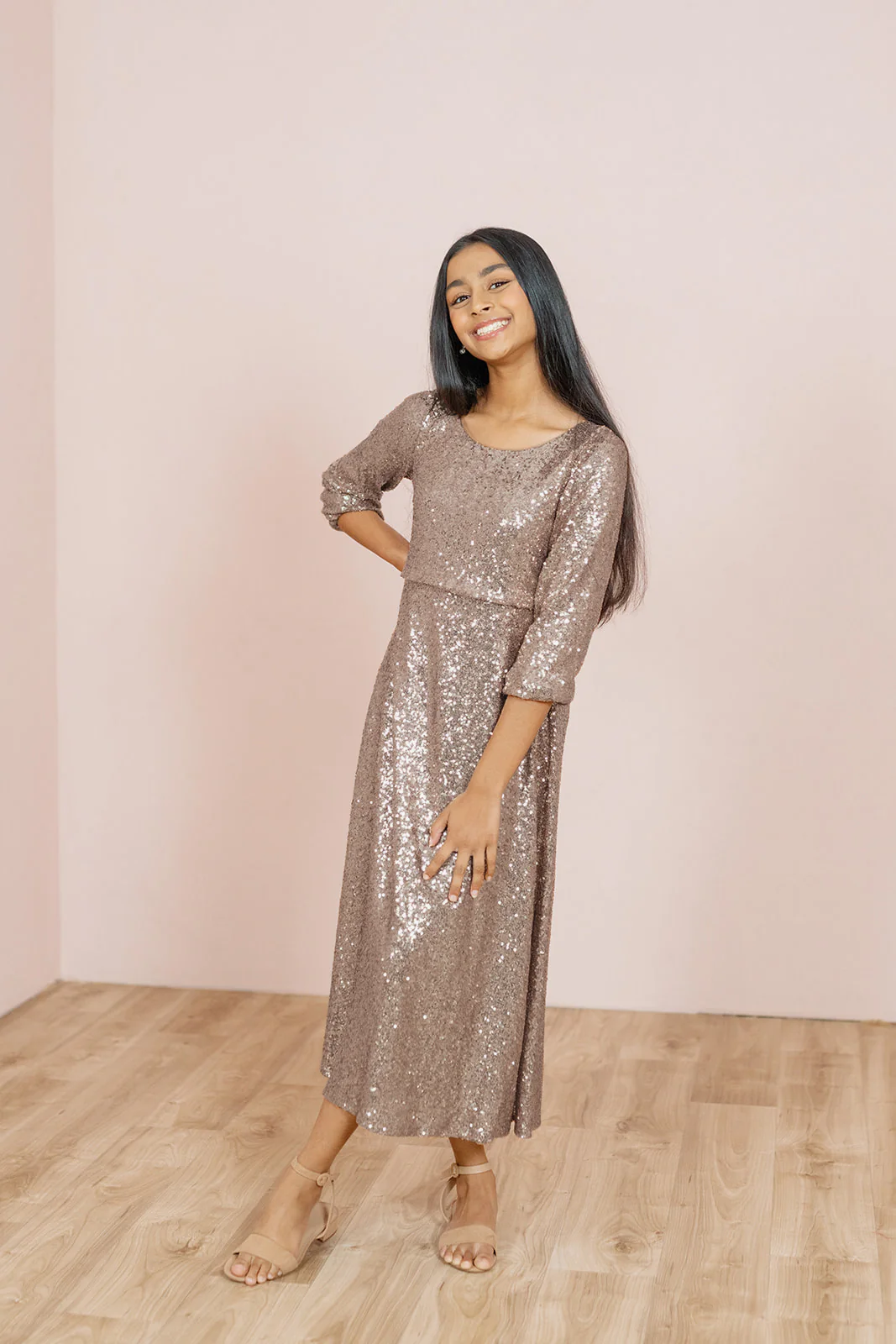 Juniors Addison Sequin Dress | Made To Order - Image 13