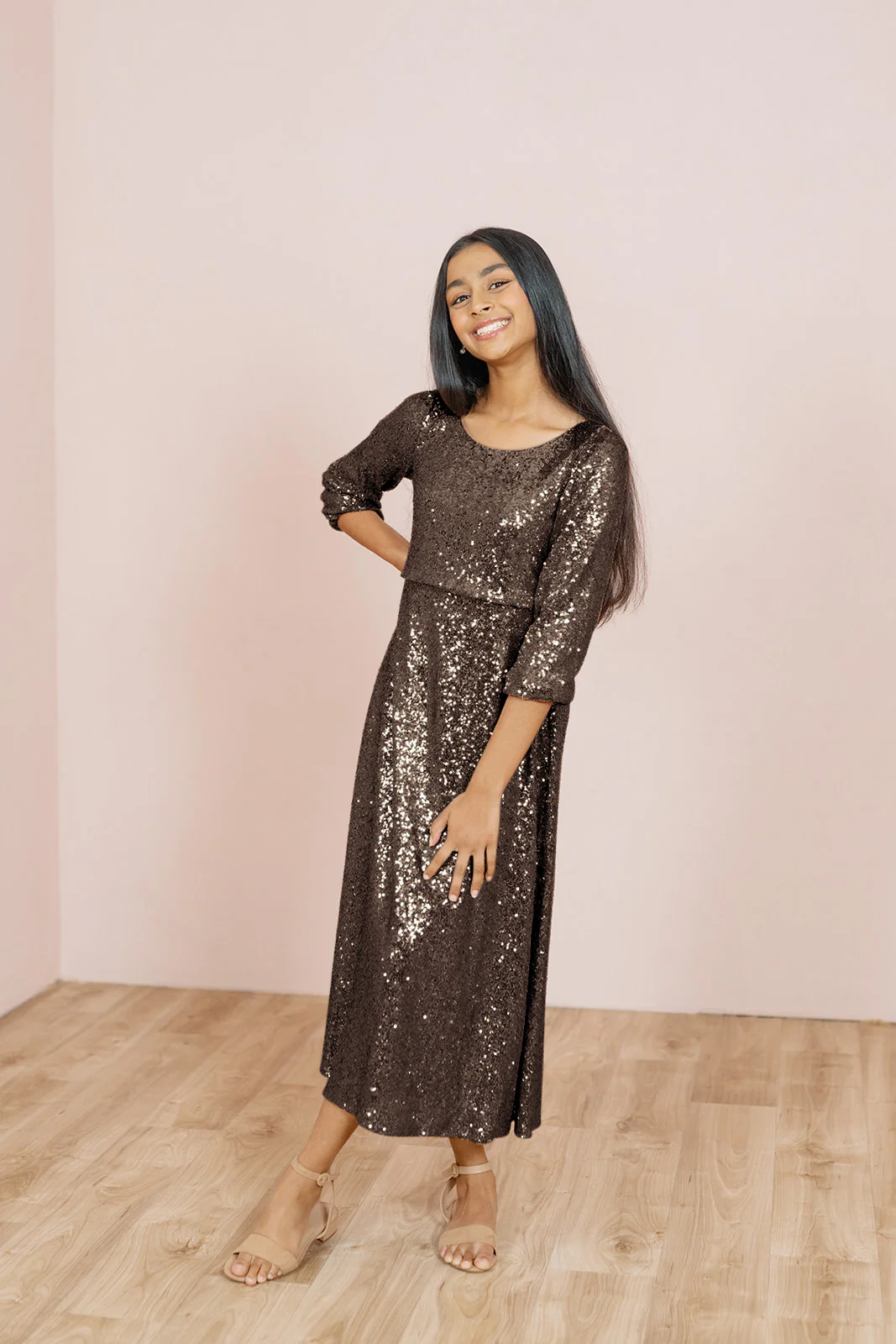 Juniors Addison Sequin Dress | Made To Order - Image 15