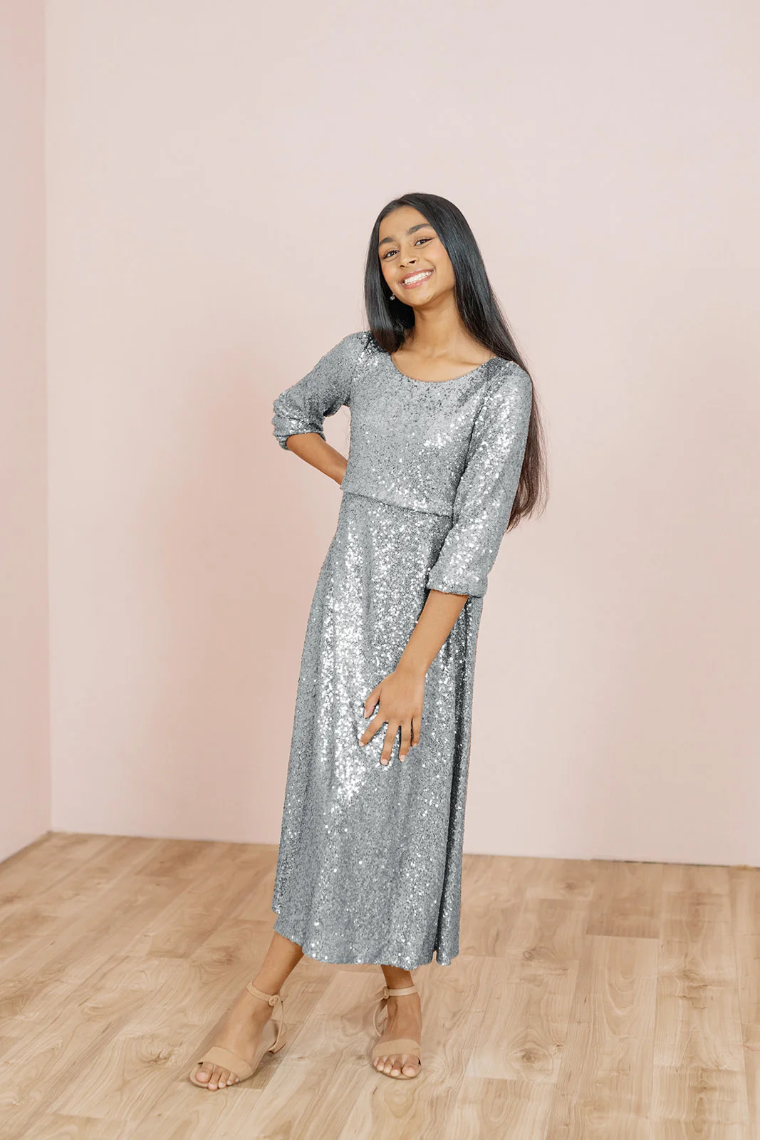 Juniors Addison Sequin Dress | Made To Order - Image 17