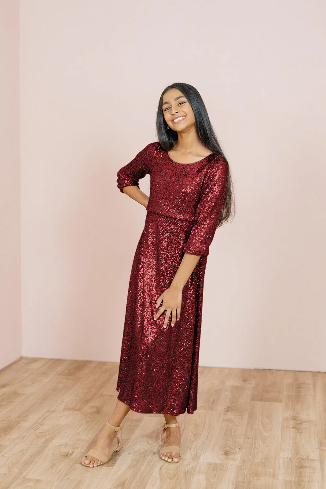 Juniors Addison Sequin Dress | Made To Order - Image 7
