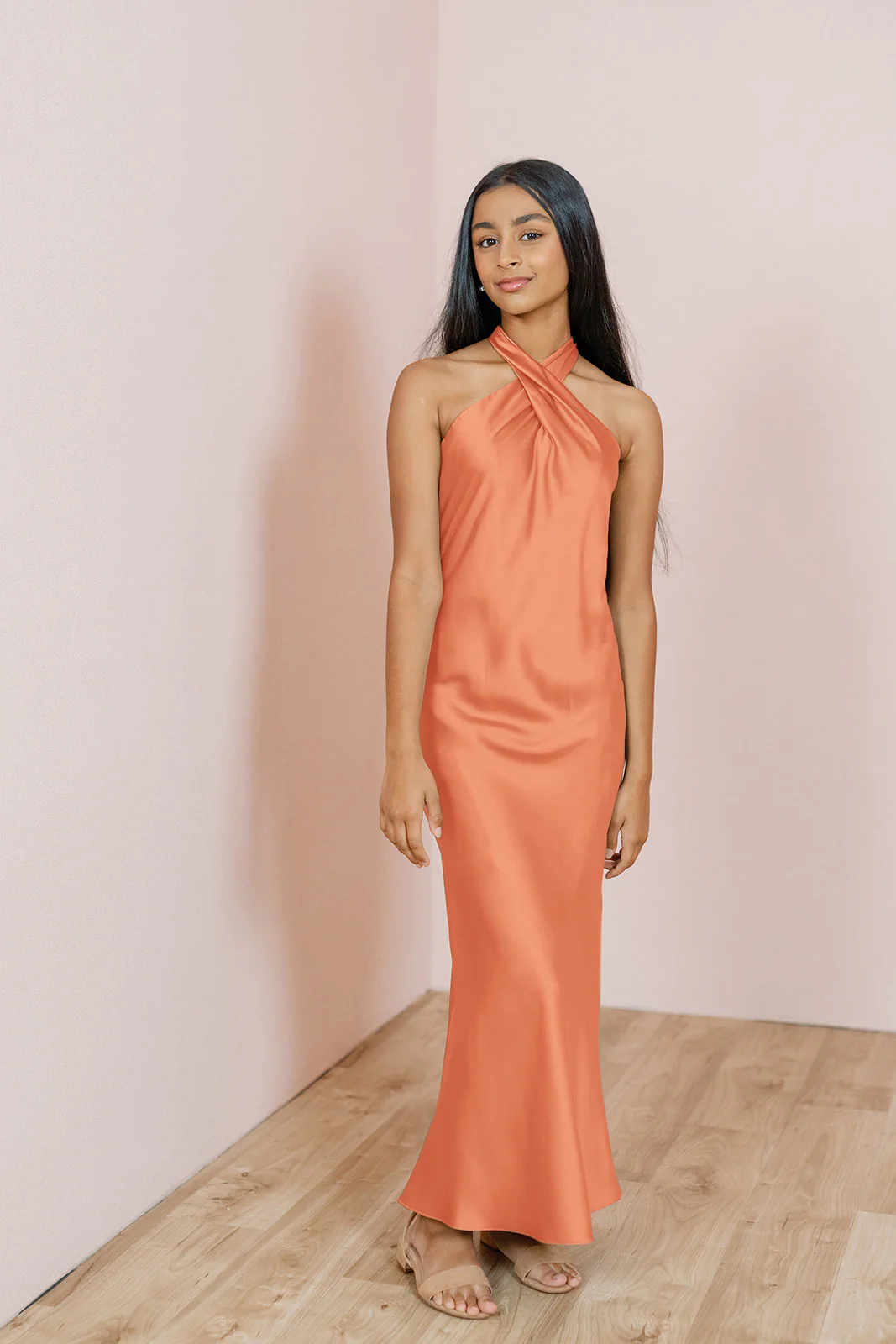 Juniors Athena Satin Dress | Made To Order - Image 39