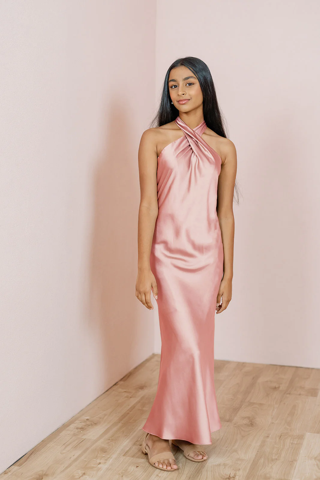 Juniors Athena Satin Dress | Made To Order - Image 6