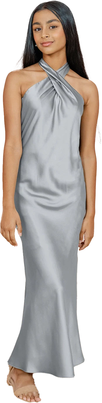 Juniors Athena Satin Dress | Made To Order - Image 79