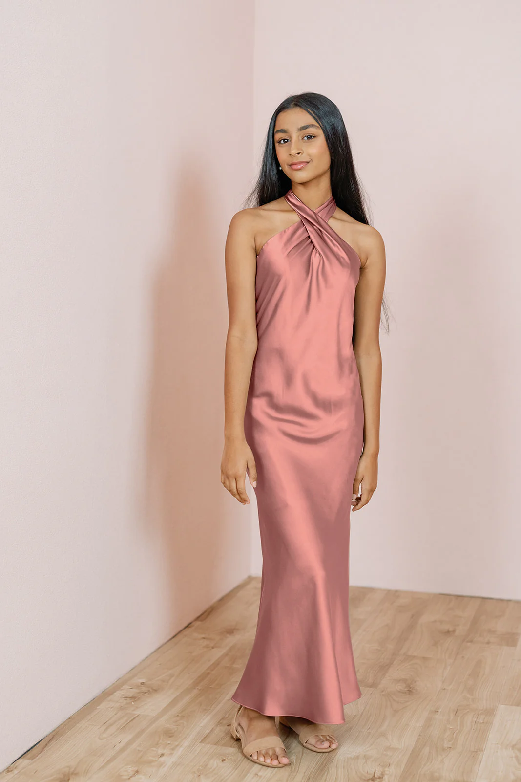 Juniors Athena Satin Dress | Made To Order - Image 9
