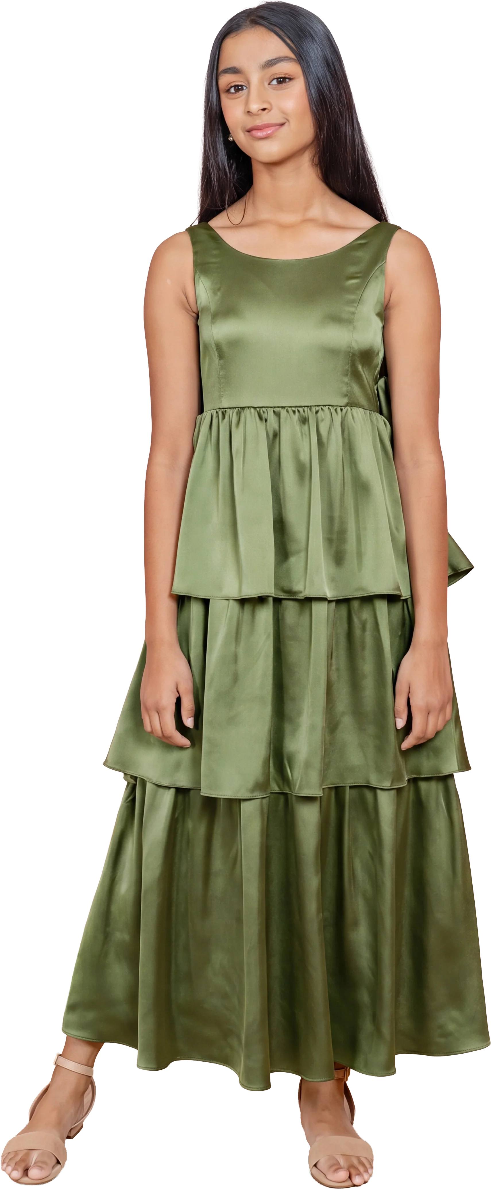 Juniors Georgia Satin Dress | Made To Order - Image 118