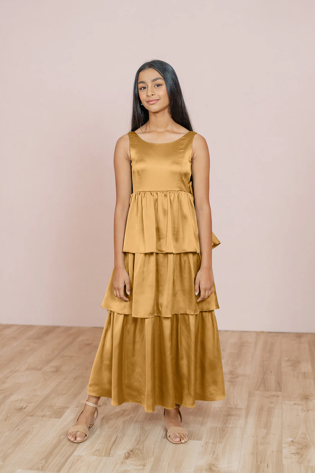 Juniors Georgia Satin Dress | Made To Order - Image 14