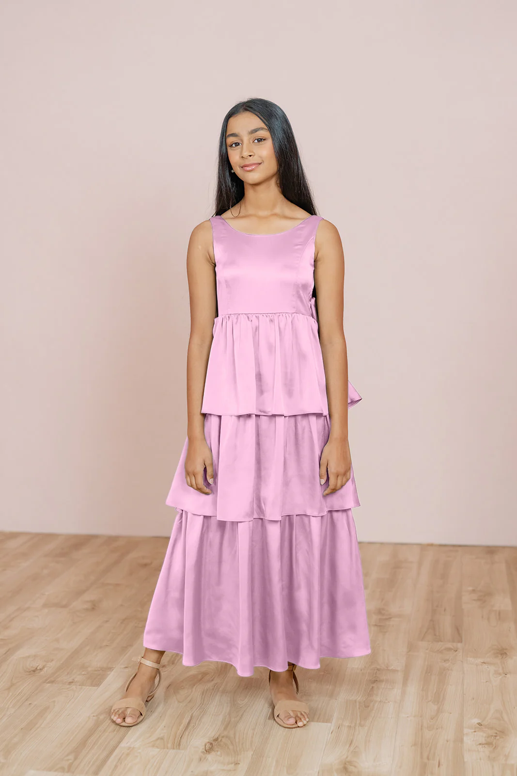 Juniors Georgia Satin Dress | Made To Order - Image 54