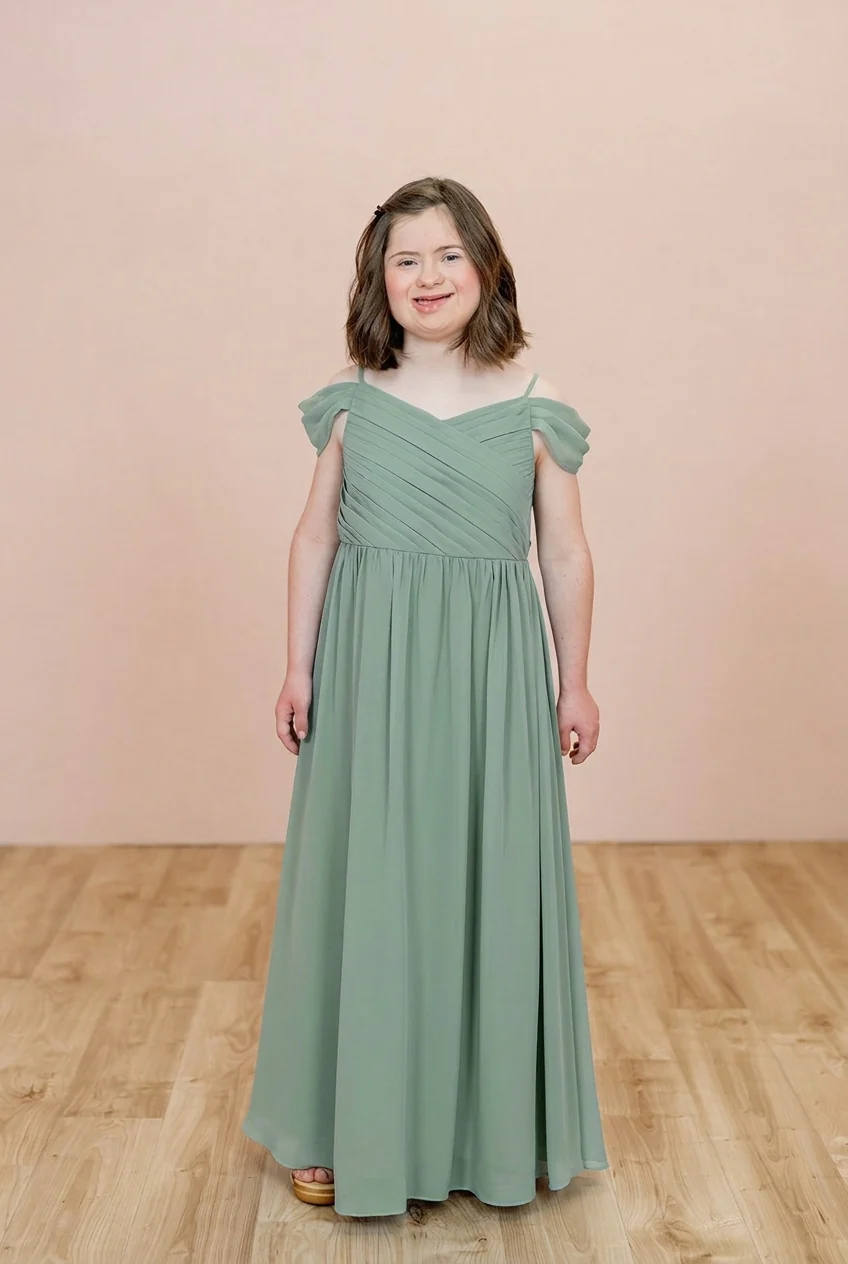 Juniors Lily Chiffon Dress | Made To Order - Image 113