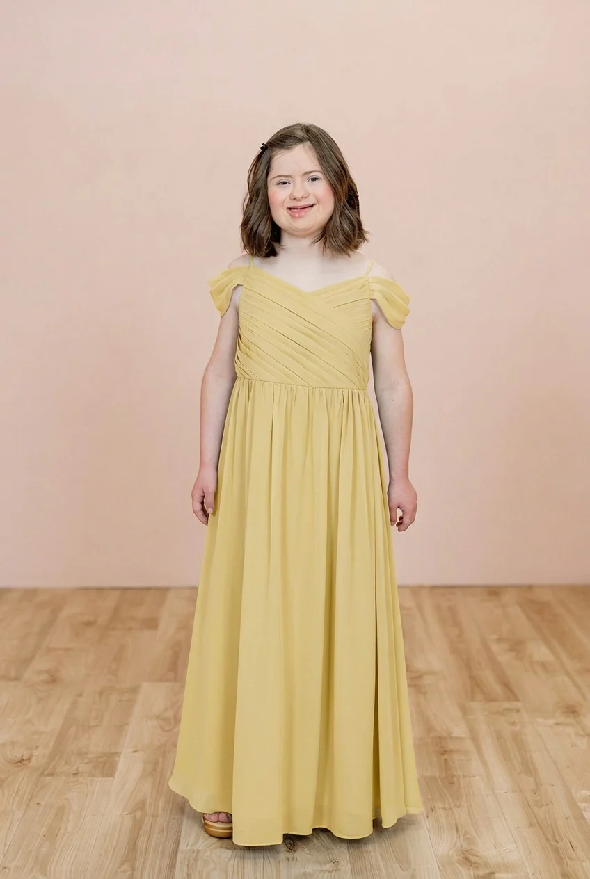 Juniors Lily Chiffon Dress | Made To Order - Image 119