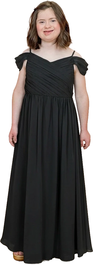 Juniors Lily Chiffon Dress | Made To Order - Image 121