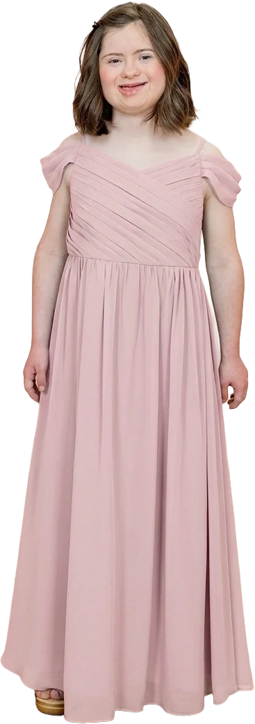 Juniors Lily Chiffon Dress | Made To Order - Image 122