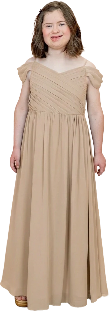Juniors Lily Chiffon Dress | Made To Order - Image 125