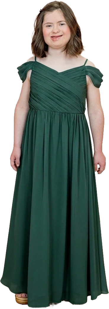 Juniors Lily Chiffon Dress | Made To Order - Image 127