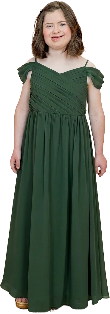 Juniors Lily Chiffon Dress | Made To Order - Image 128