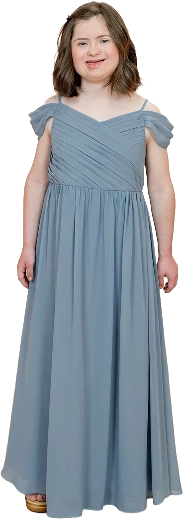Juniors Lily Chiffon Dress | Made To Order - Image 130