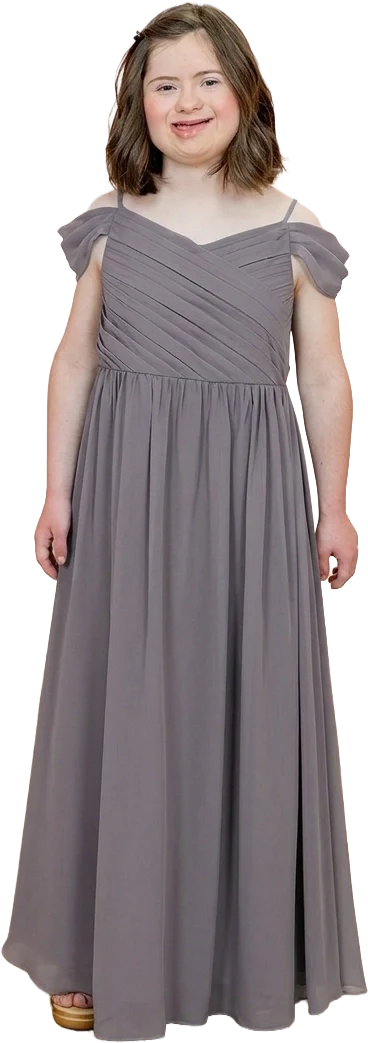 Juniors Lily Chiffon Dress | Made To Order - Image 131