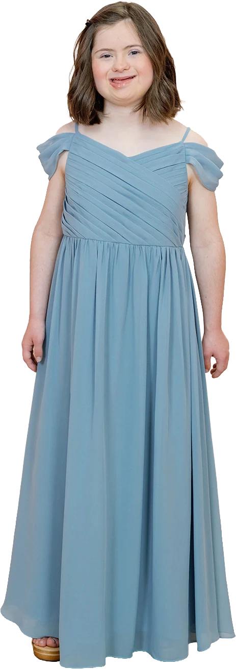 Juniors Lily Chiffon Dress | Made To Order - Image 135