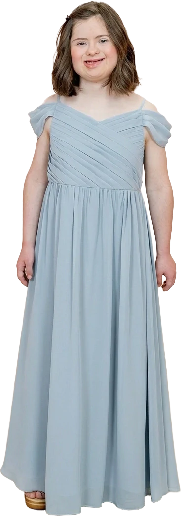 Juniors Lily Chiffon Dress | Made To Order - Image 138