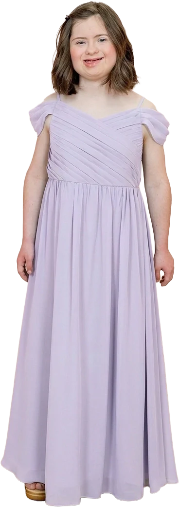 Juniors Lily Chiffon Dress | Made To Order - Image 139
