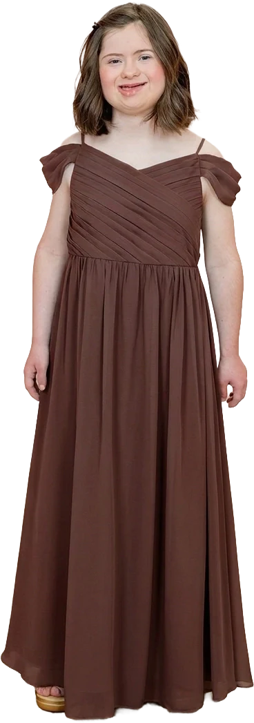Juniors Lily Chiffon Dress | Made To Order - Image 140