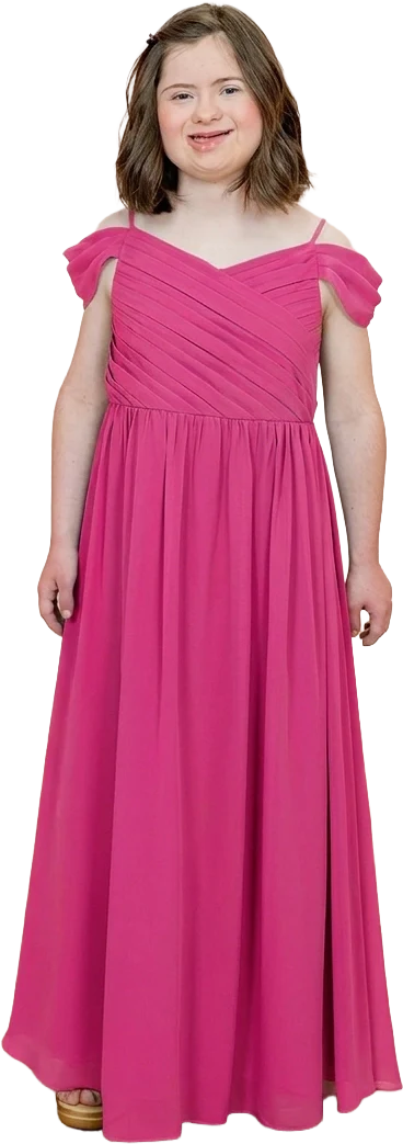 Juniors Lily Chiffon Dress | Made To Order - Image 141