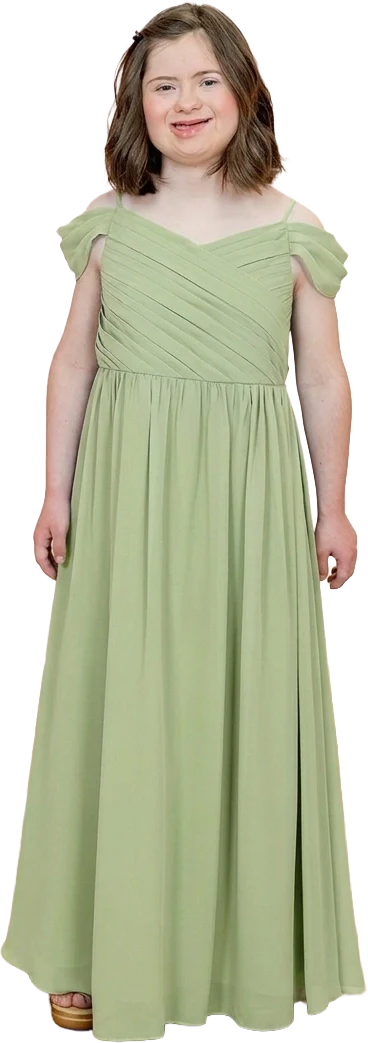 Juniors Lily Chiffon Dress | Made To Order - Image 143