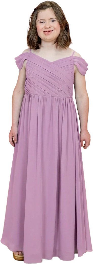Juniors Lily Chiffon Dress | Made To Order - Image 144