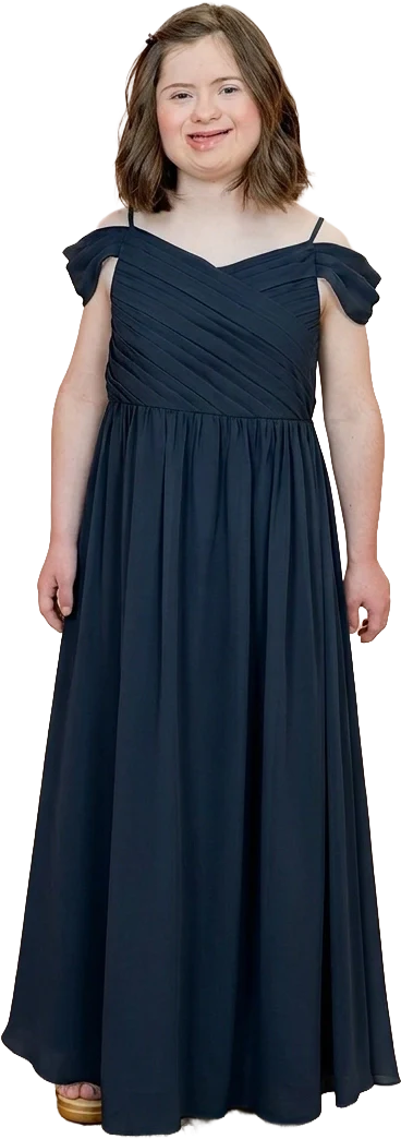 Juniors Lily Chiffon Dress | Made To Order - Image 146
