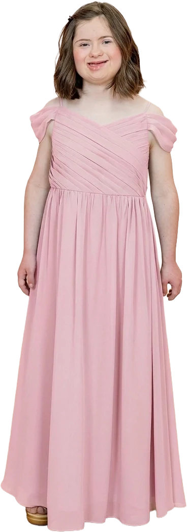 Juniors Lily Chiffon Dress | Made To Order - Image 148