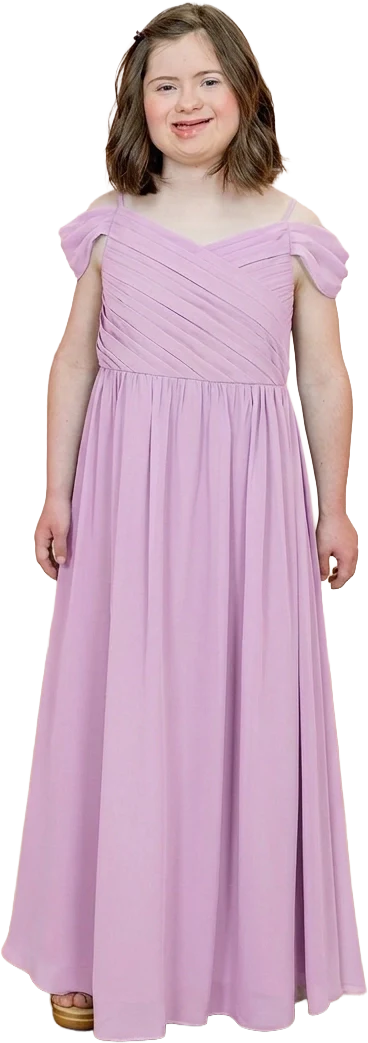 Juniors Lily Chiffon Dress | Made To Order - Image 151