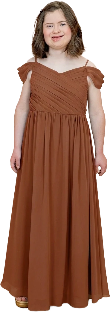 Juniors Lily Chiffon Dress | Made To Order - Image 156