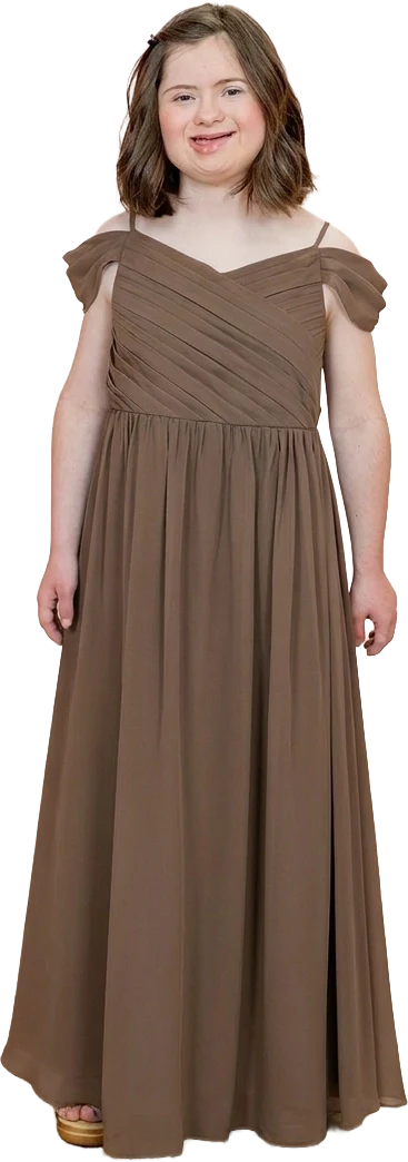 Juniors Lily Chiffon Dress | Made To Order - Image 160