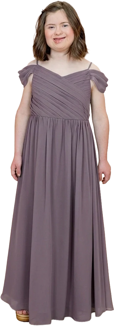 Juniors Lily Chiffon Dress | Made To Order - Image 162