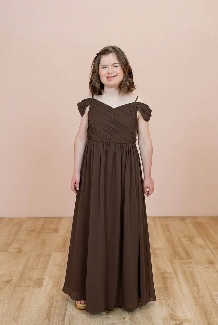 Juniors Lily Chiffon Dress | Made To Order - Image 88