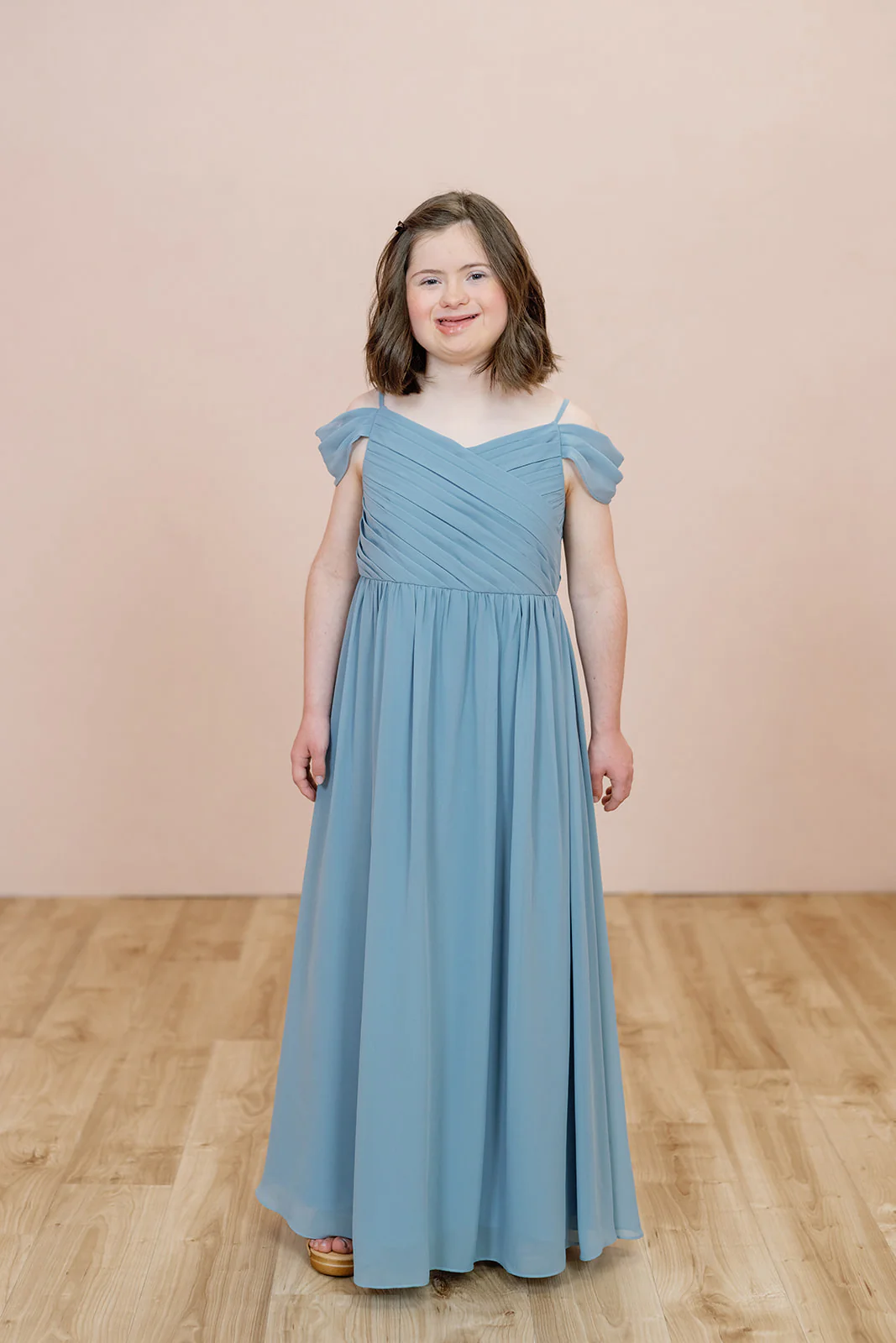 Juniors Lily Chiffon Dress | Made To Order - Image 91