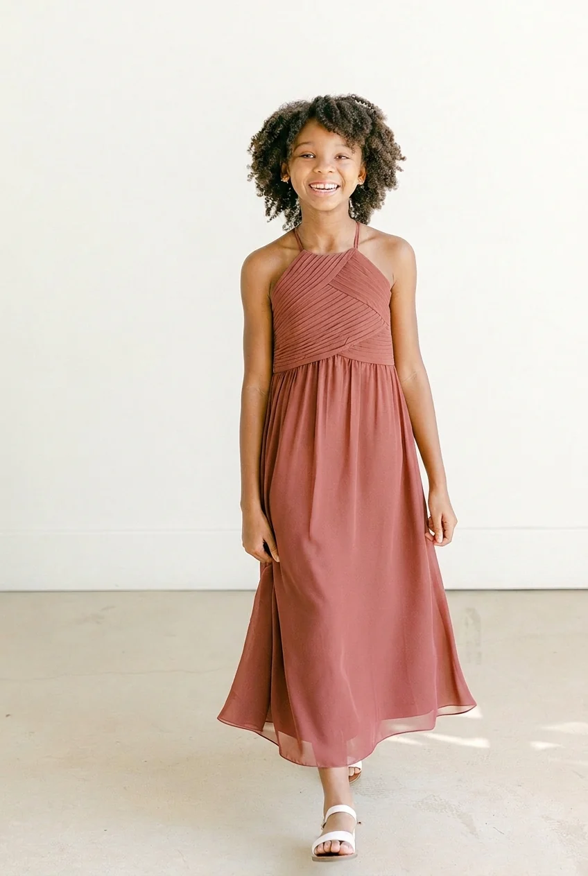 Juniors Mackenzie Chiffon Dress | Made To Order - Image 85