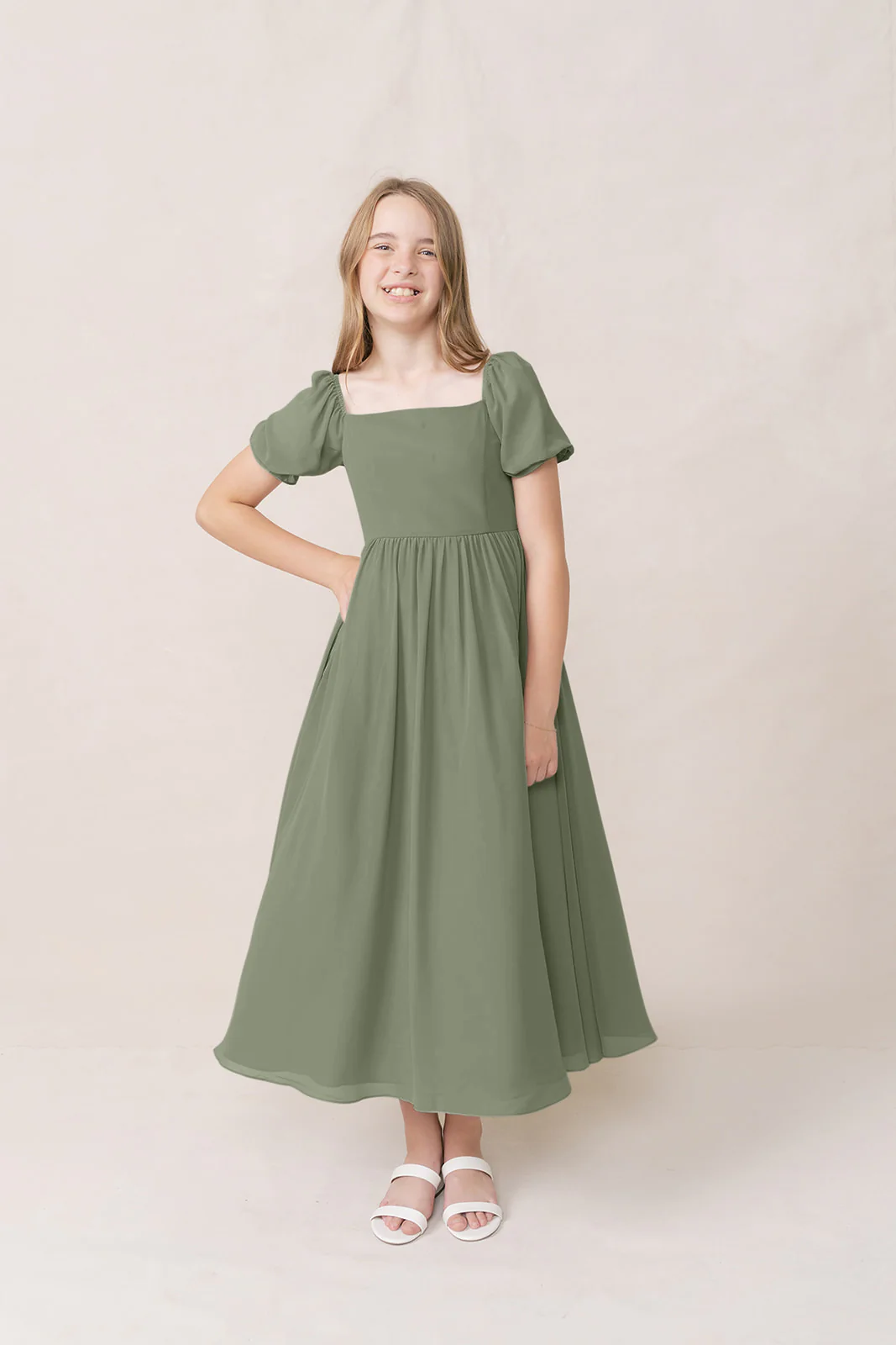 Juniors Maeve Chiffon Dress | Made To Order - Image 100