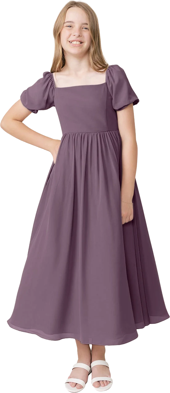 Juniors Maeve Chiffon Dress | Made To Order - Image 131
